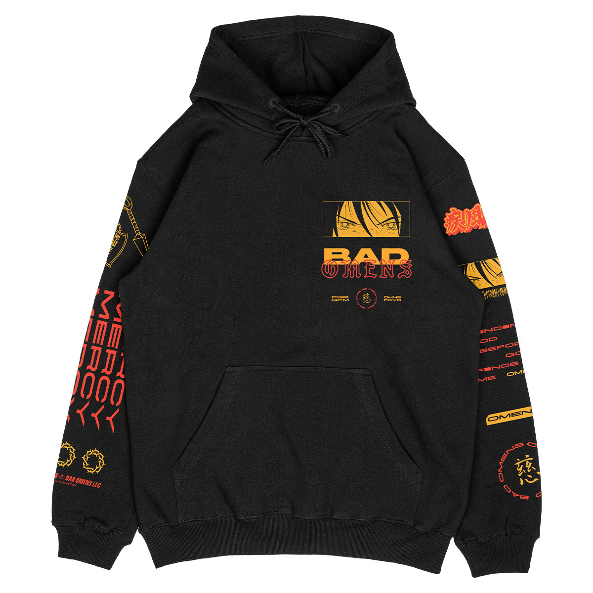 Bad Omen Merch Sharingan Hoodie Gifts For Husband 