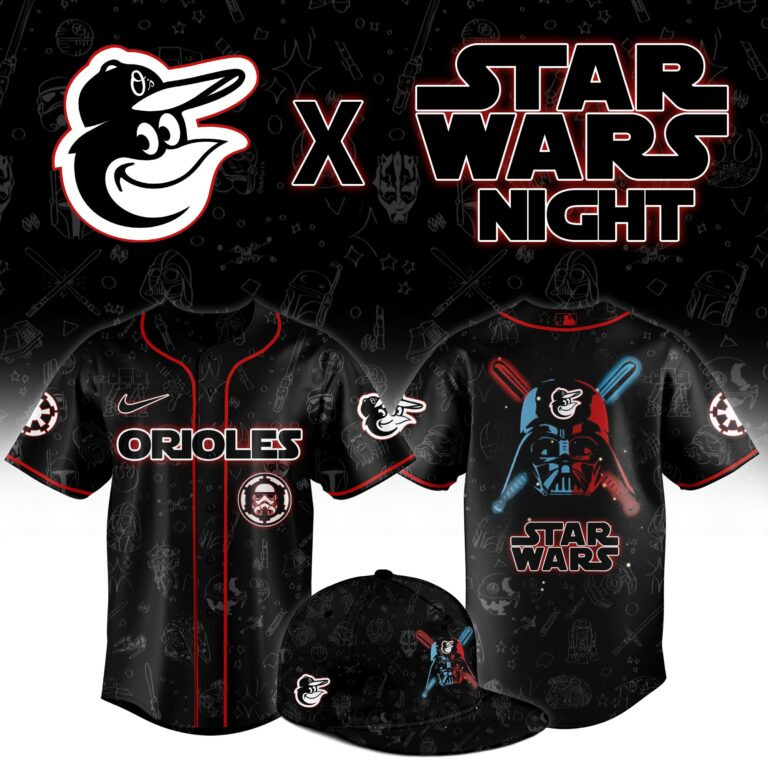 Baltimore Orioles 2025 Star Wars Night Jersey Baseball Lover Gift Ideas 