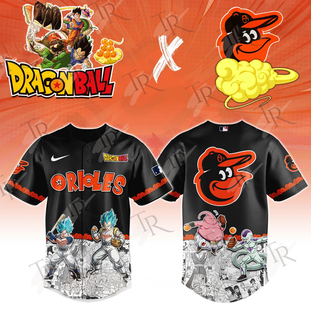 Baltimore Orioles Dragonball 2025 Special Edition Baseball Jersey Gift Ideas For Baseball Players