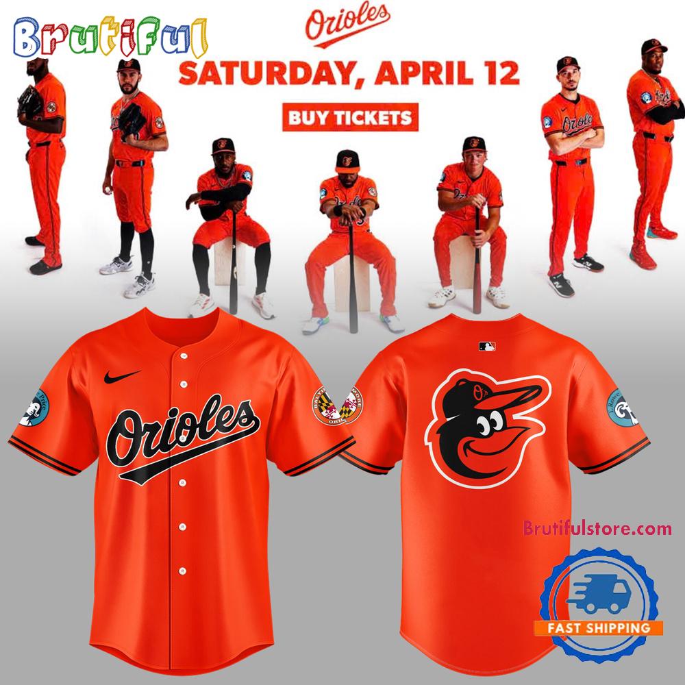 Baltimore Orioles Orange On Orange 2025 Baseball Jersey