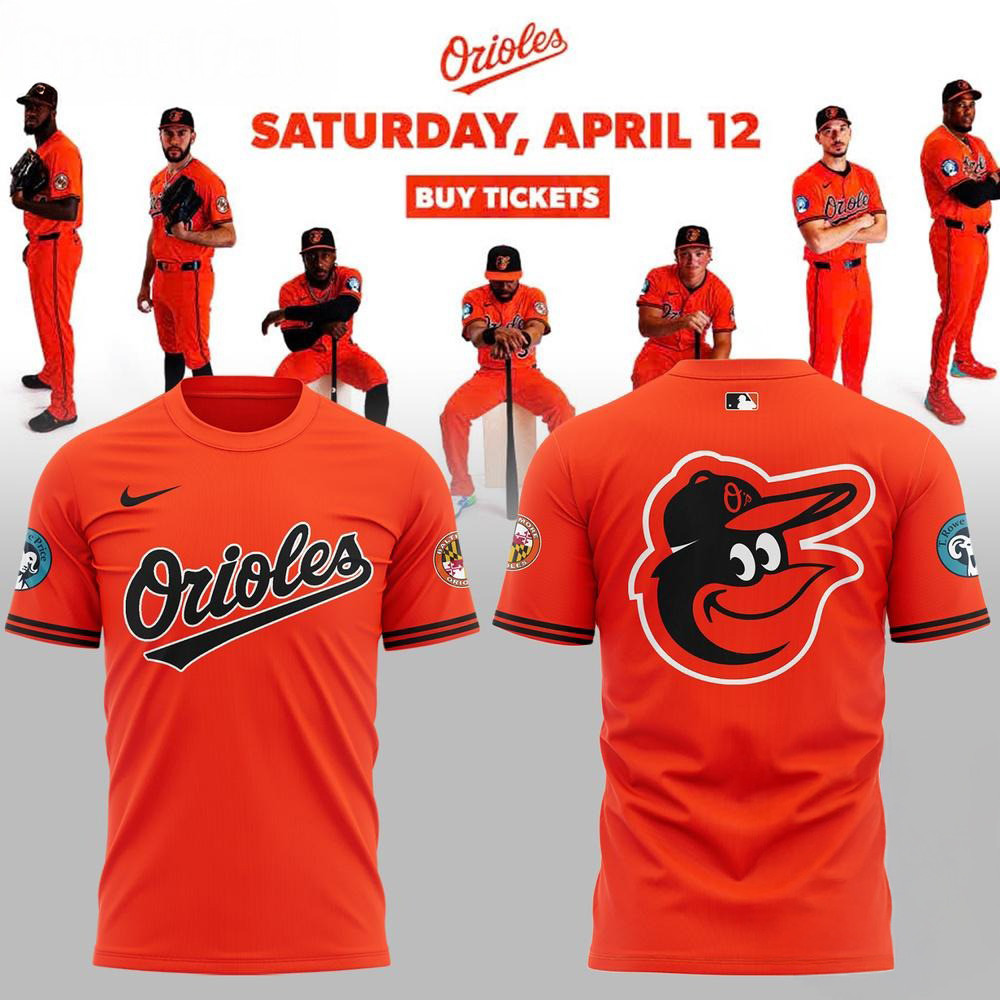 Baltimore Orioles Orange On Orange 2025 Shirt Best Gifts For Baseball Lovers