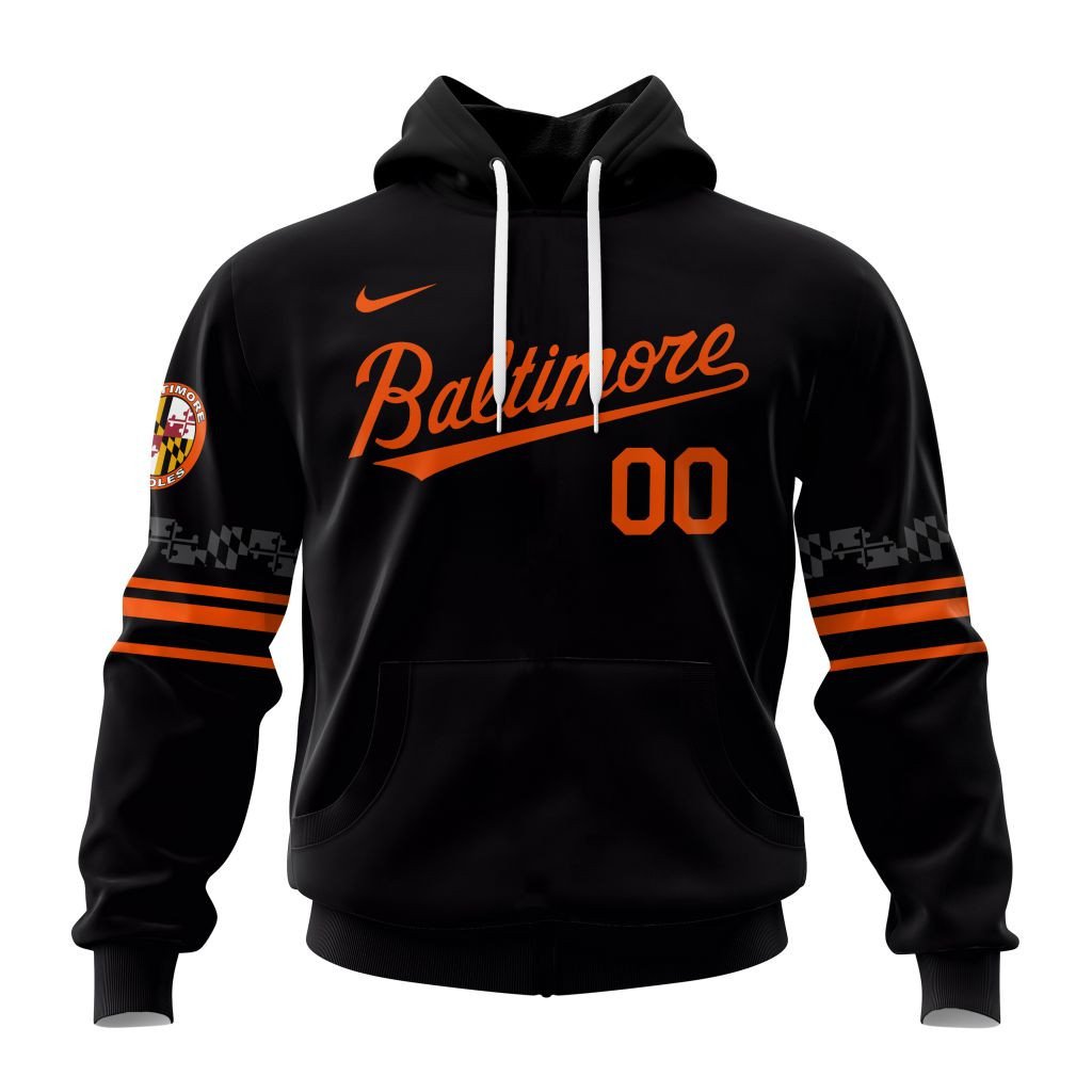 Baltimore Orioles Personalized Alternate Design Concept Hoodie