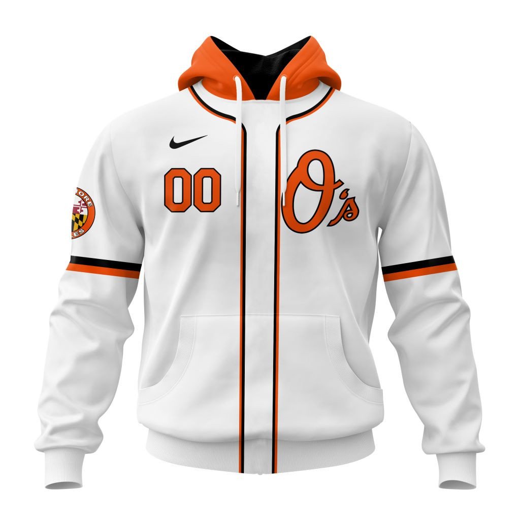 Baltimore Orioles Personalized Alternate Design Concept Hoodie