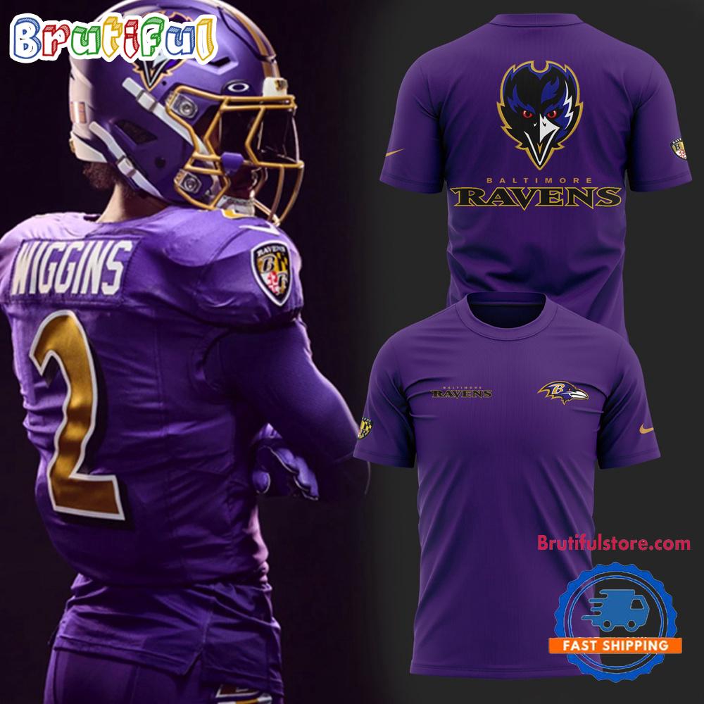 Baltimore Ravens Purple Rising 2024 T Shirt