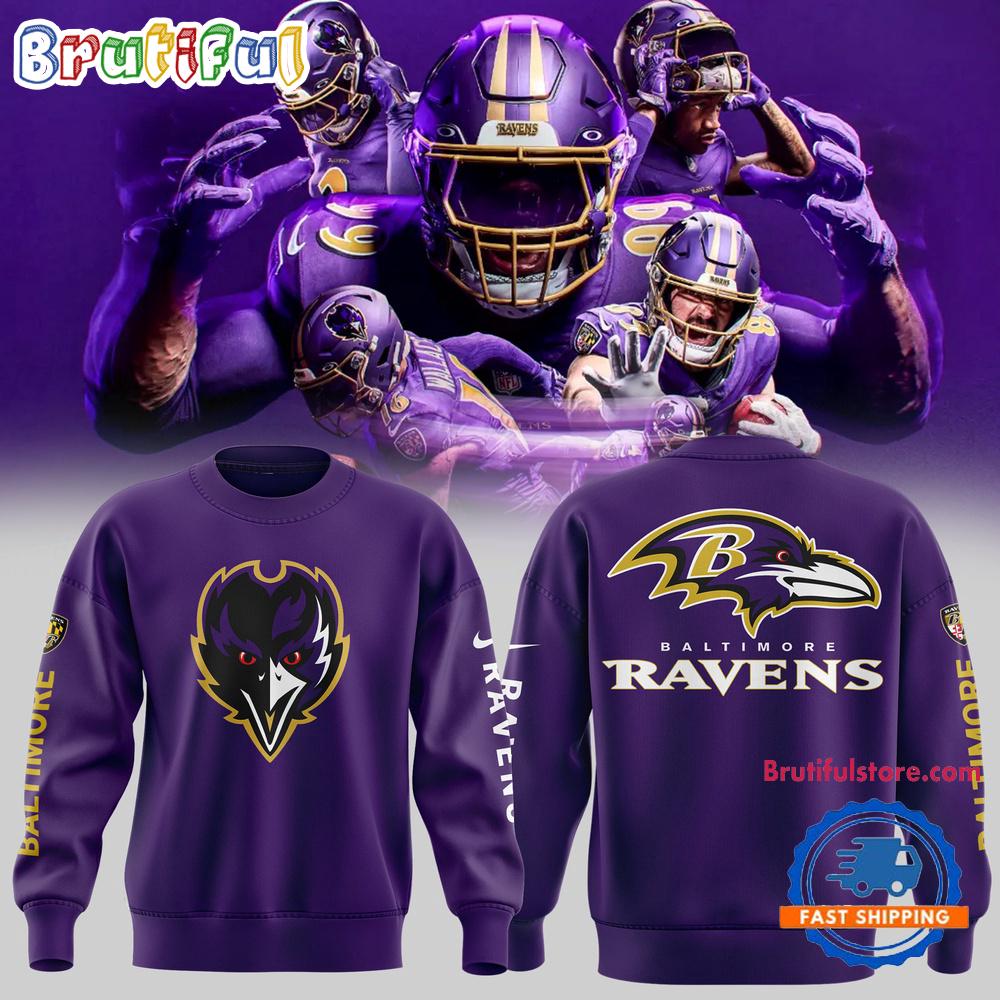 Baltimore Ravens Purple Rising Limited Edition 2024 Sweatshirt