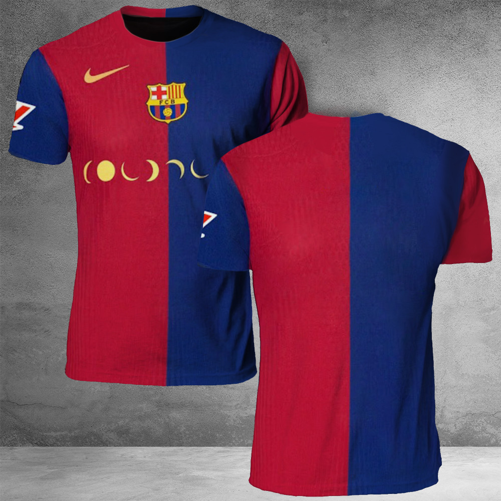 Barcelona COLD PLAY El Clasico Special Home Shirt Gifts For Men Women