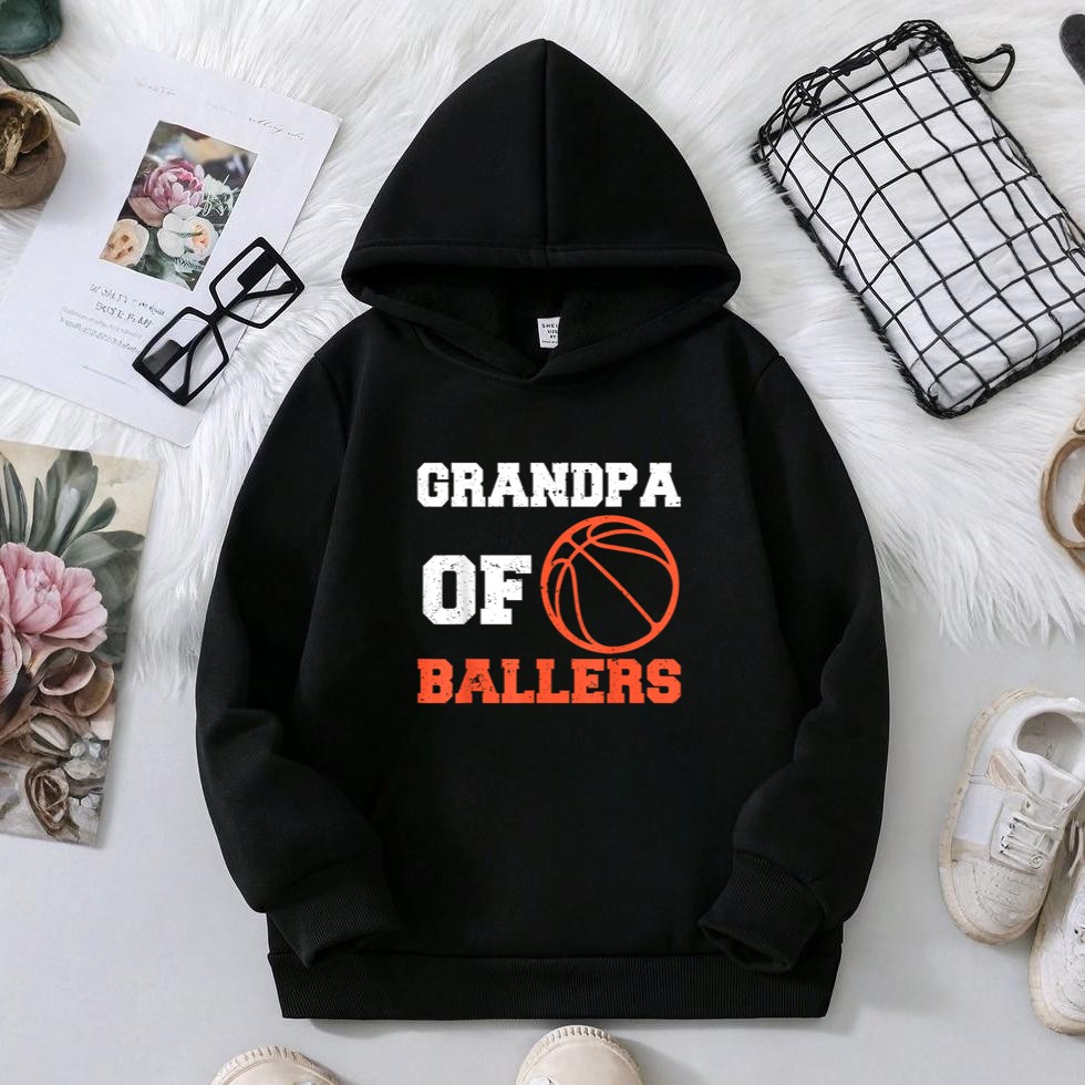 Basketball Grandpa Basketball Player Grandpa Of Ballers Hoodie