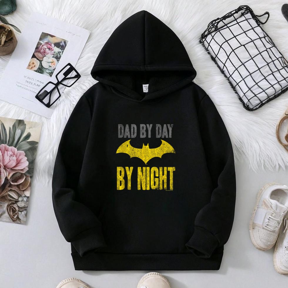 Batman Dad by Day Hoodie