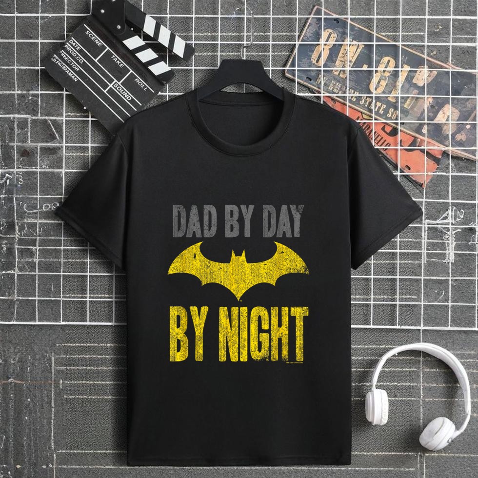 Batman Dad by Day T-Shirt