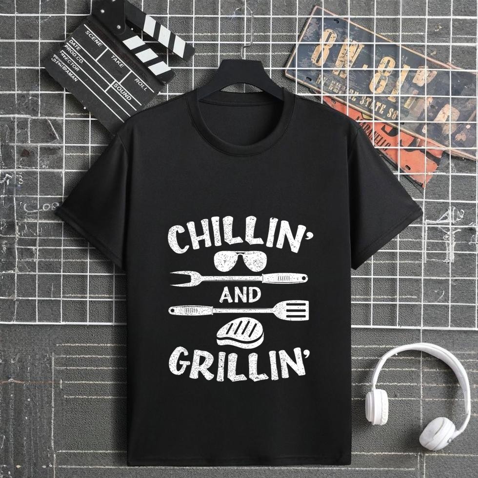 Bbq Barbecue Pit Men Women Kids Bbq Dad Costume For Kids T-Shirt