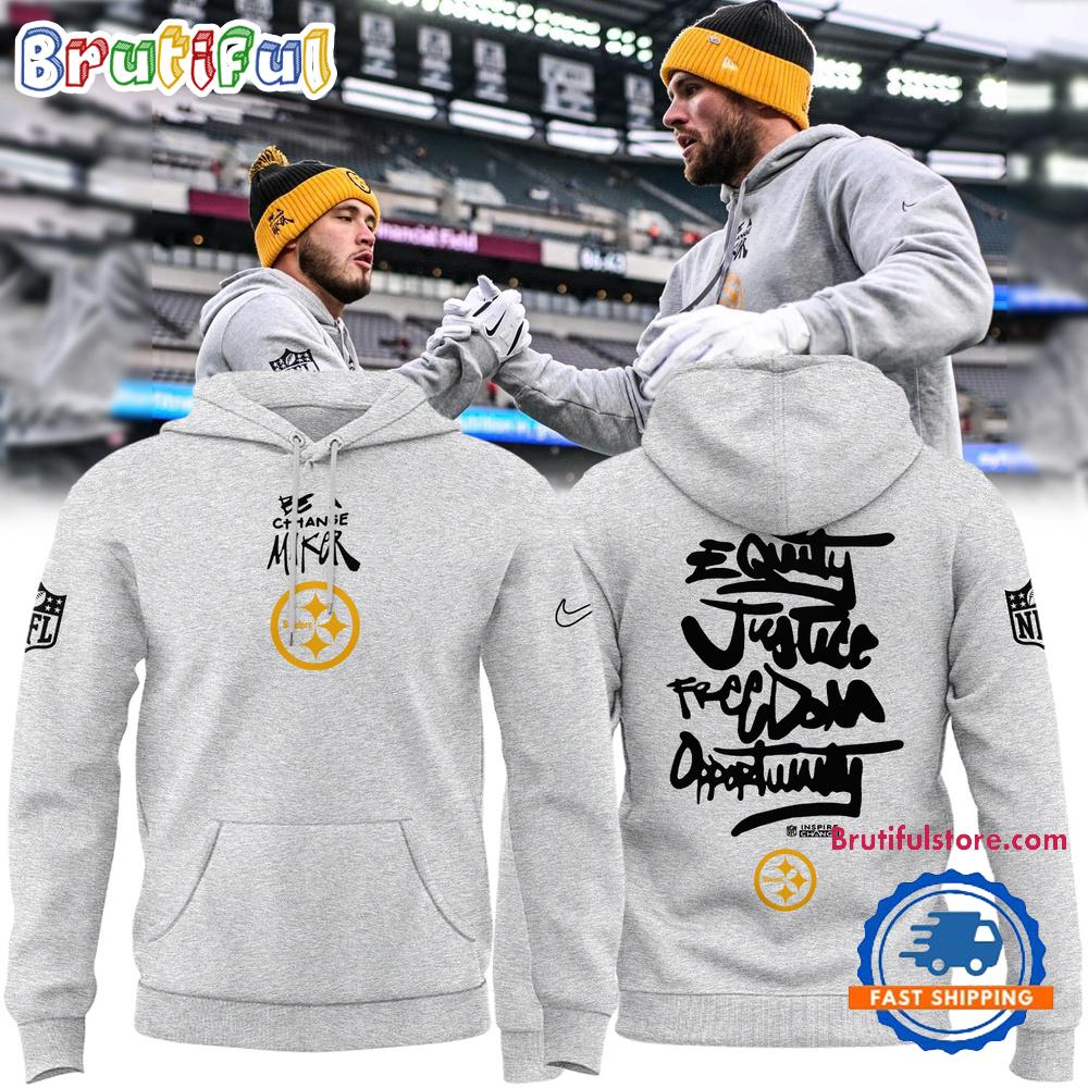 Be A Change Maker Pittsburgh Steelers Limited Edition Hoodie Shirt