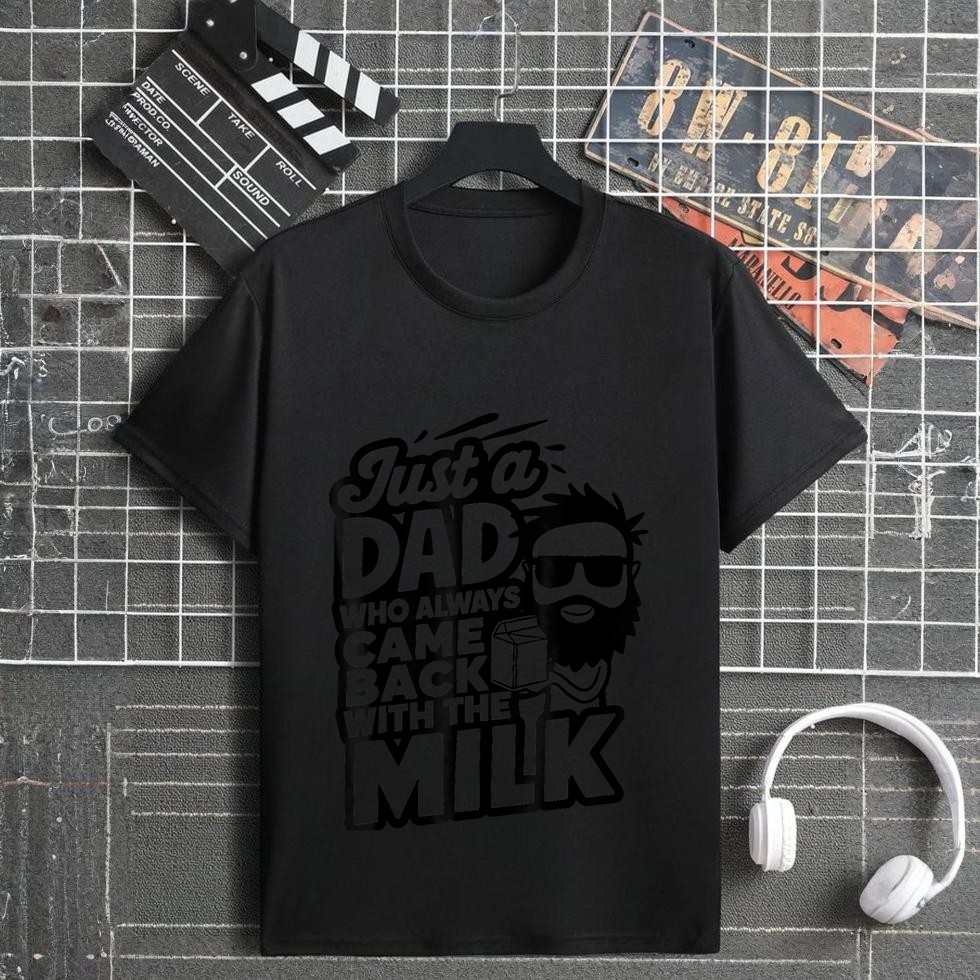 Bearded Dad That Always Came Back With The Milk T-Shirt