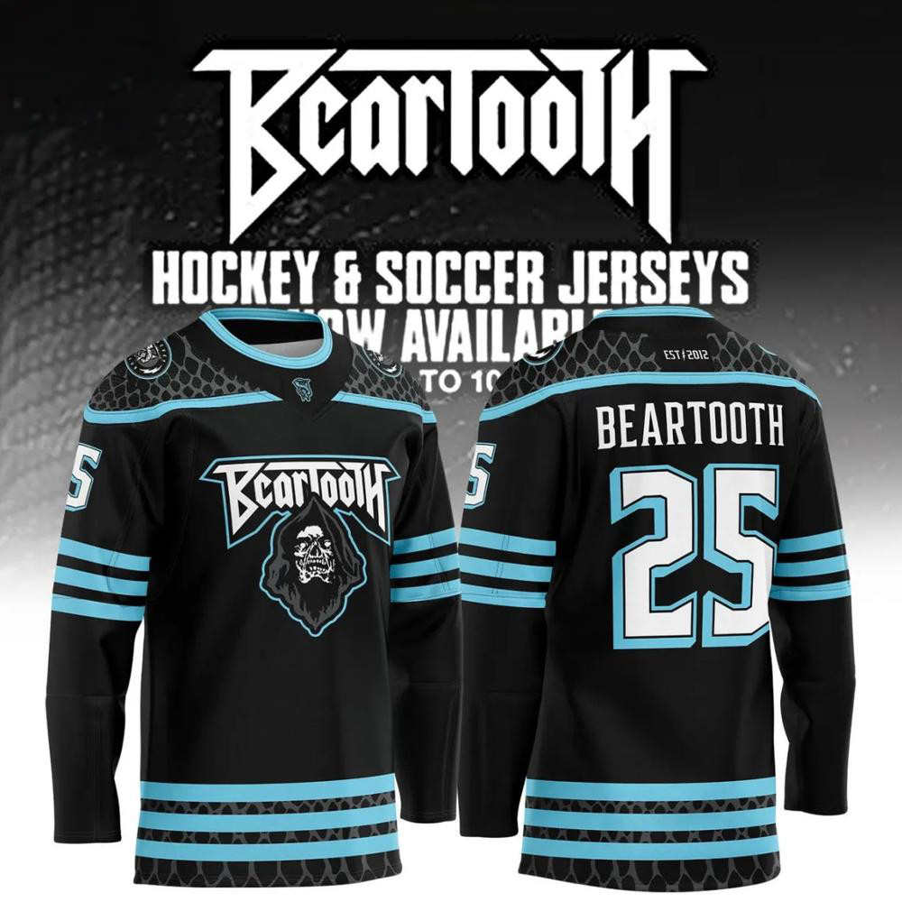 Beartooth 2025 New  Edition Hockey Jersey Gifts For Rock band Fans