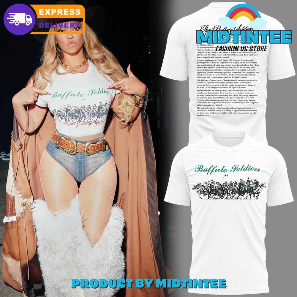 Beyonce? Wearing Buffalo Soldier 2025 Shirt - vazava store