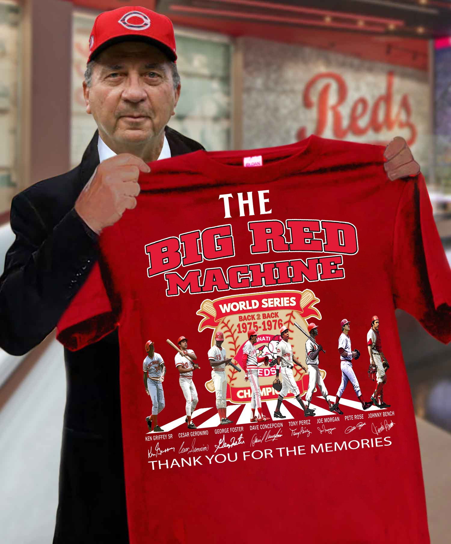 Big Red Sox Machine Anniversary 50Th World Series 1975-2025 Shirt Thank You For Memories