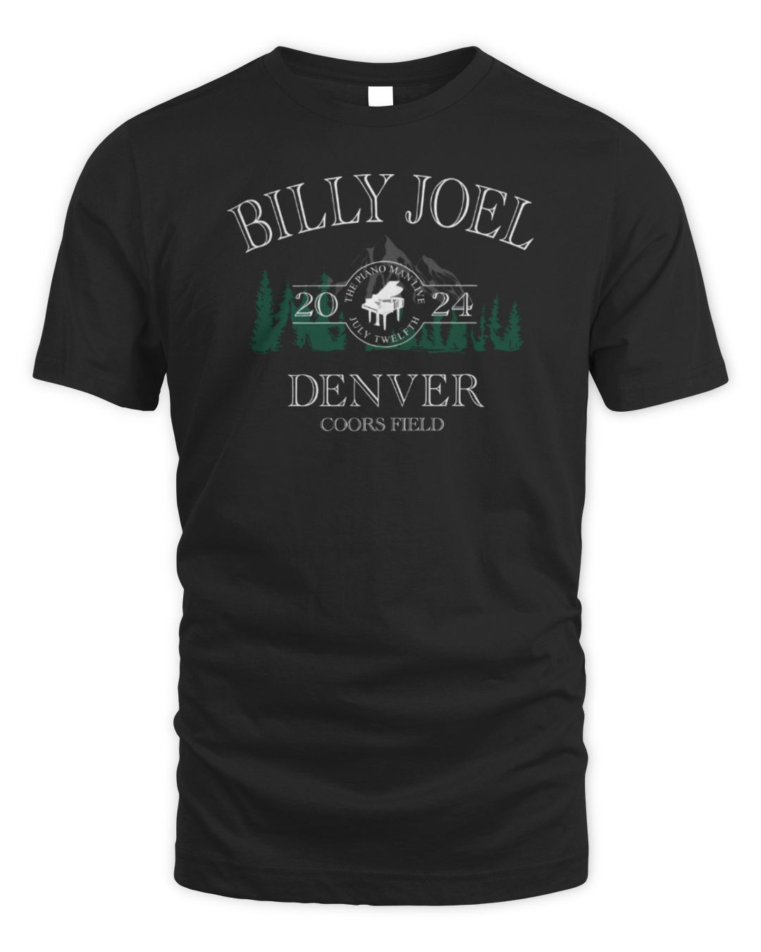 Billy Joel Merchandise 7-12-24 Denver Piano Event Shirt Premium Merchandise