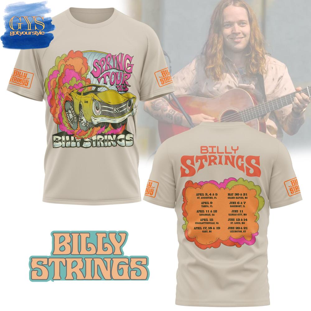 Billy Strings Spring Tour 2025 Unisex Shirt
