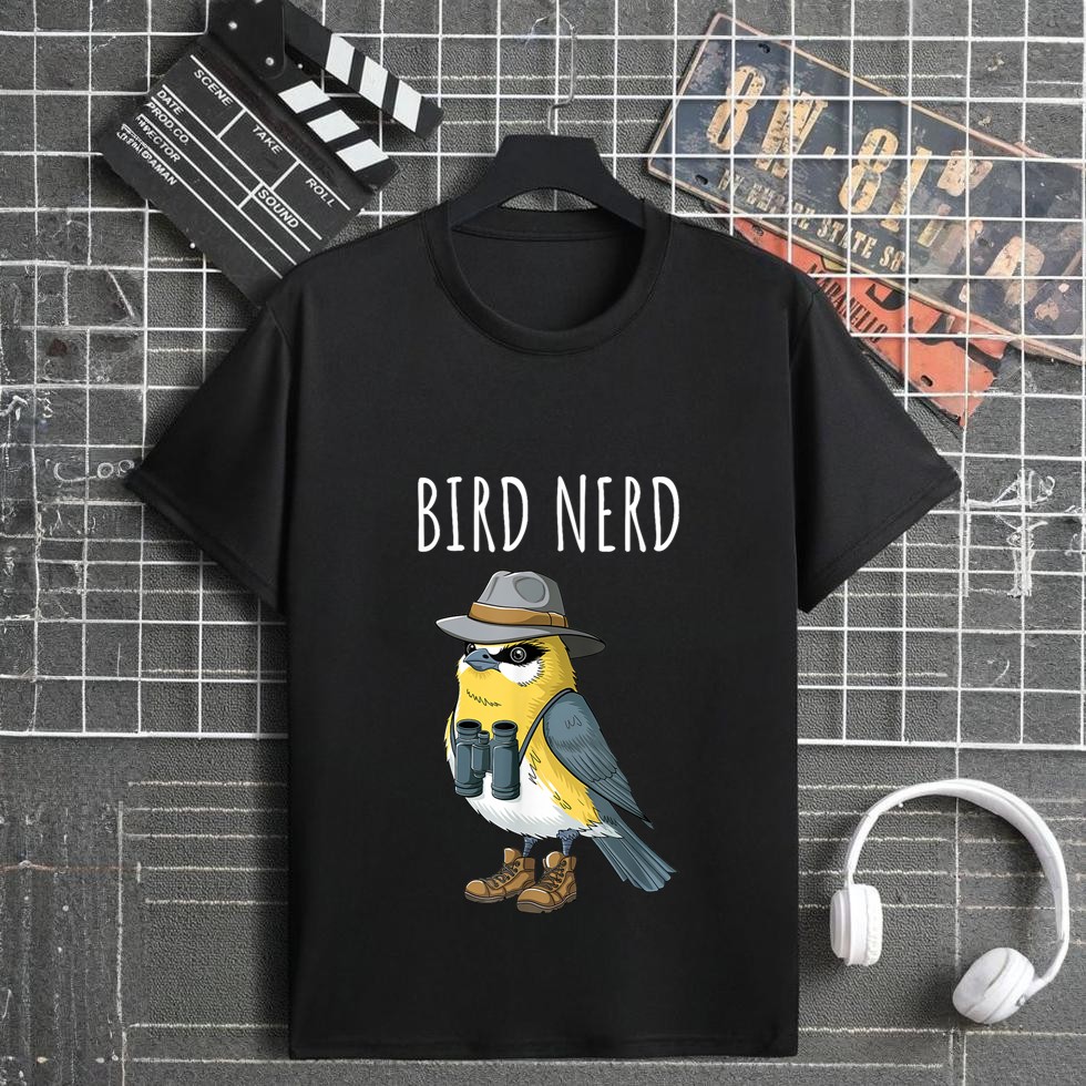 Bird Nerd Funny Bird Watching Birding Bird Lover Watcher T-Shirt