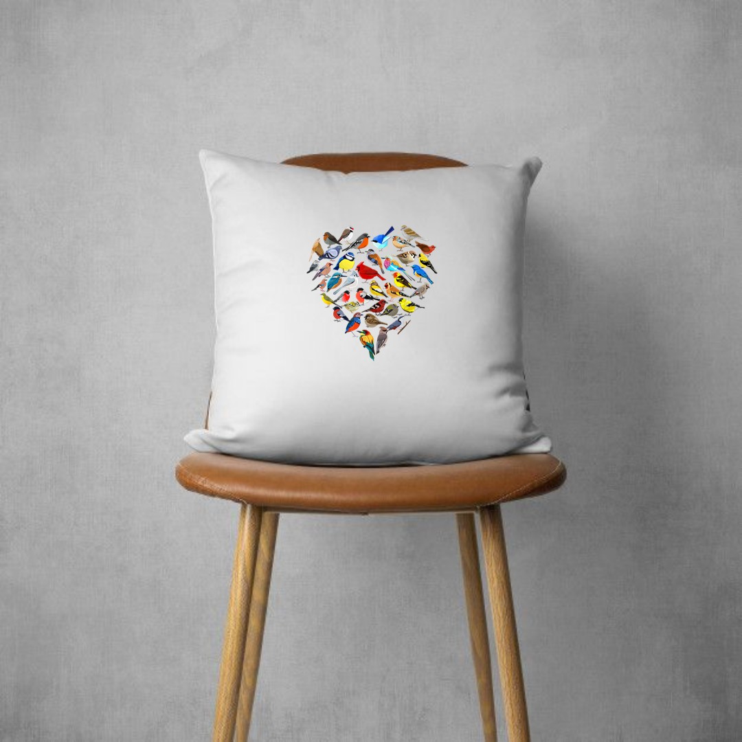 Birds Love Bird watching Birder Nerd Wildlife Birdwatcher Pillows