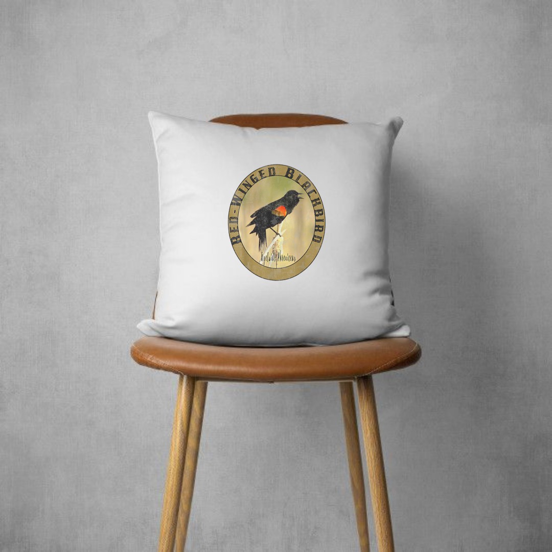 Birdwatcher Birder Nature Lover Gift Red Winged Blackbird Pillows