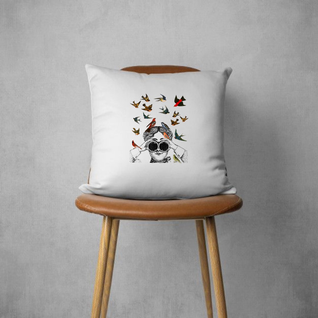 Birdwatching gifts ornithologist twitcher Bird lover Pillows