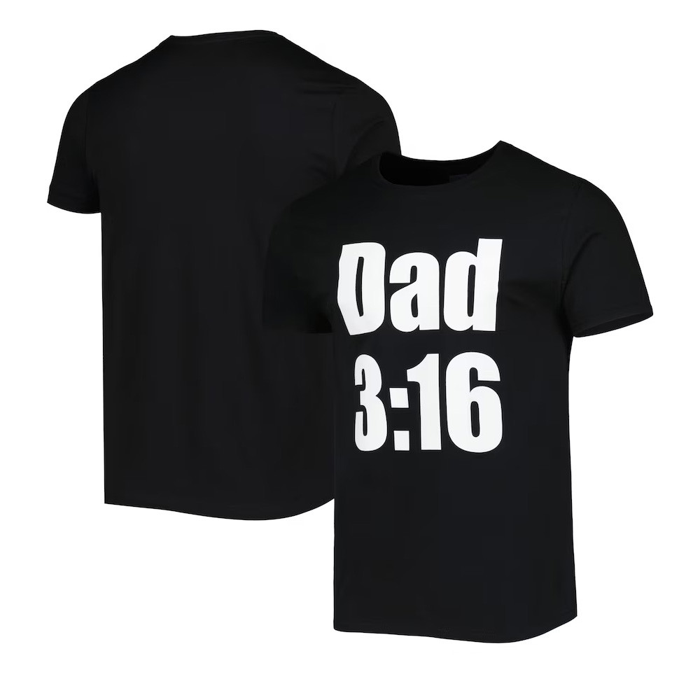 Black Stone Cold Steve Austin Dad 3 16 T-Shirt Birthday Presents For Dad