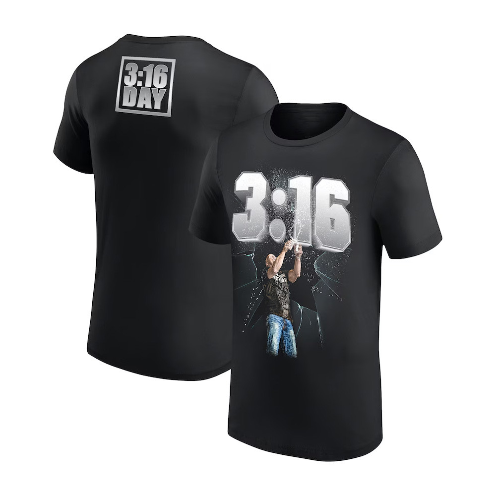 Black Stone Cold Steve Austin Smashing Cans 3 16 Day T-Shirt Gifts For Dad