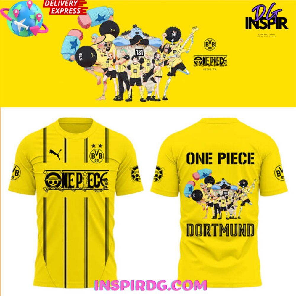 Borussia Dortmund x One Piece Limited Edition T-Shirt Premium Merchandise