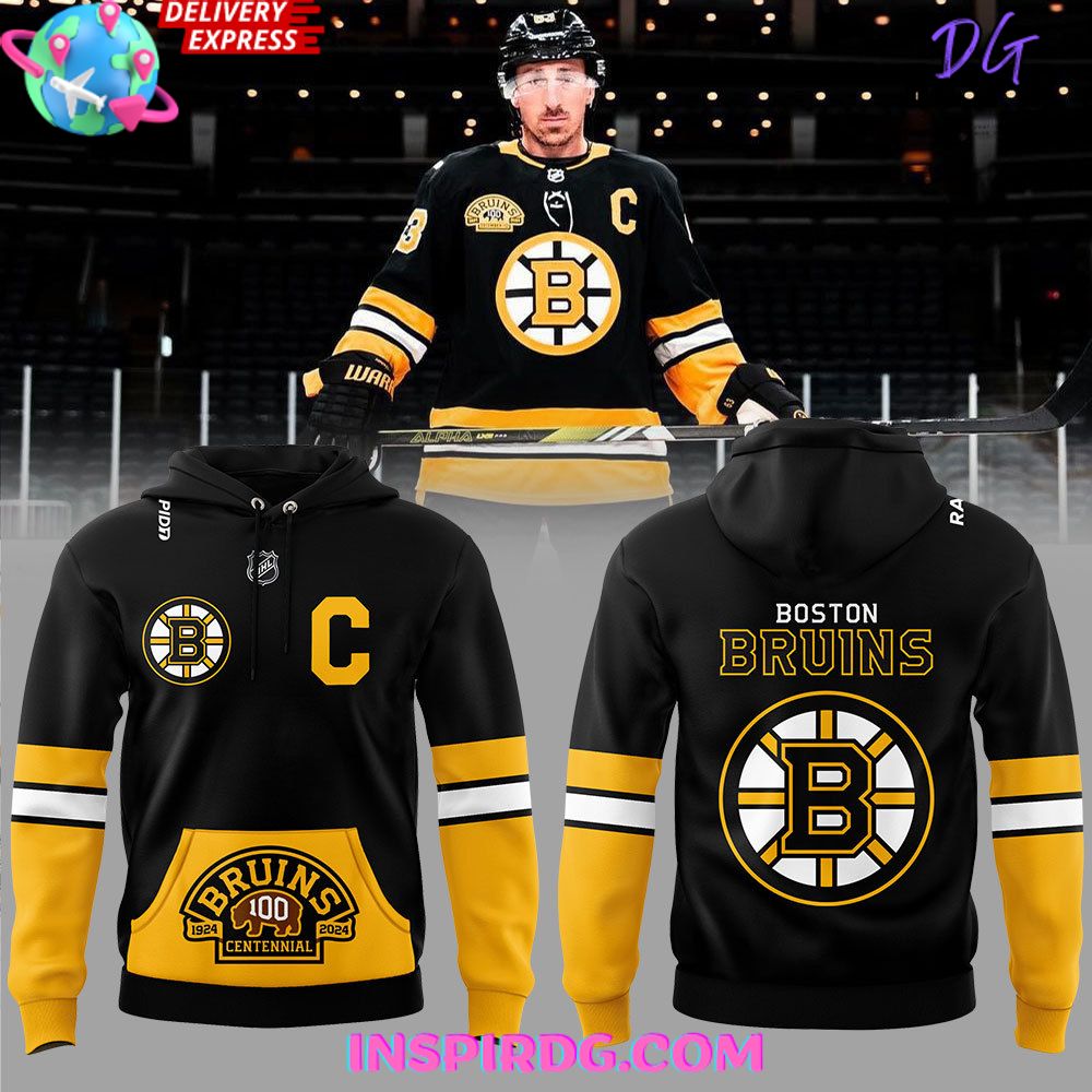 Boston Bruins 100th Anniversary Limited Edition Hoodie Gift For Sport Music Fans