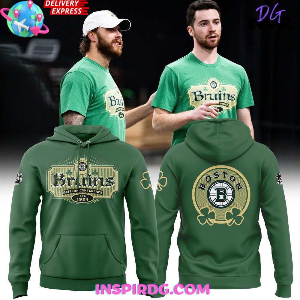 Boston Bruins St Patricks Day 2025 Hoodie