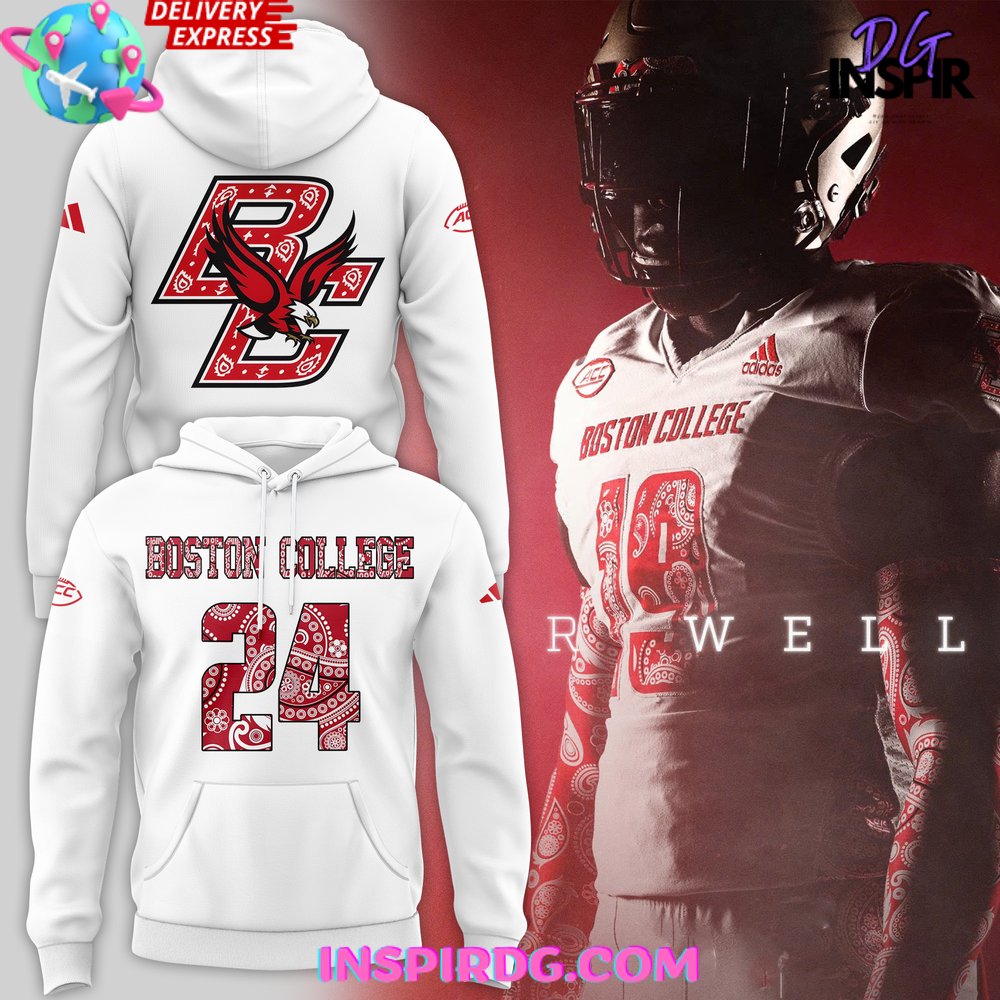 Boston College Eagles Red Bandana Uniform 2025 Hoodie Gift For Sport Music Fans