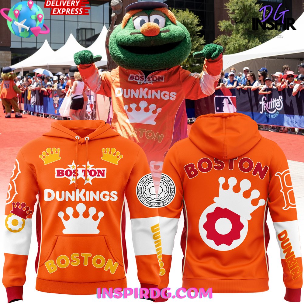 Boston Dunkings Boston Red Sox Hoodie Gift For Sport Music Fans