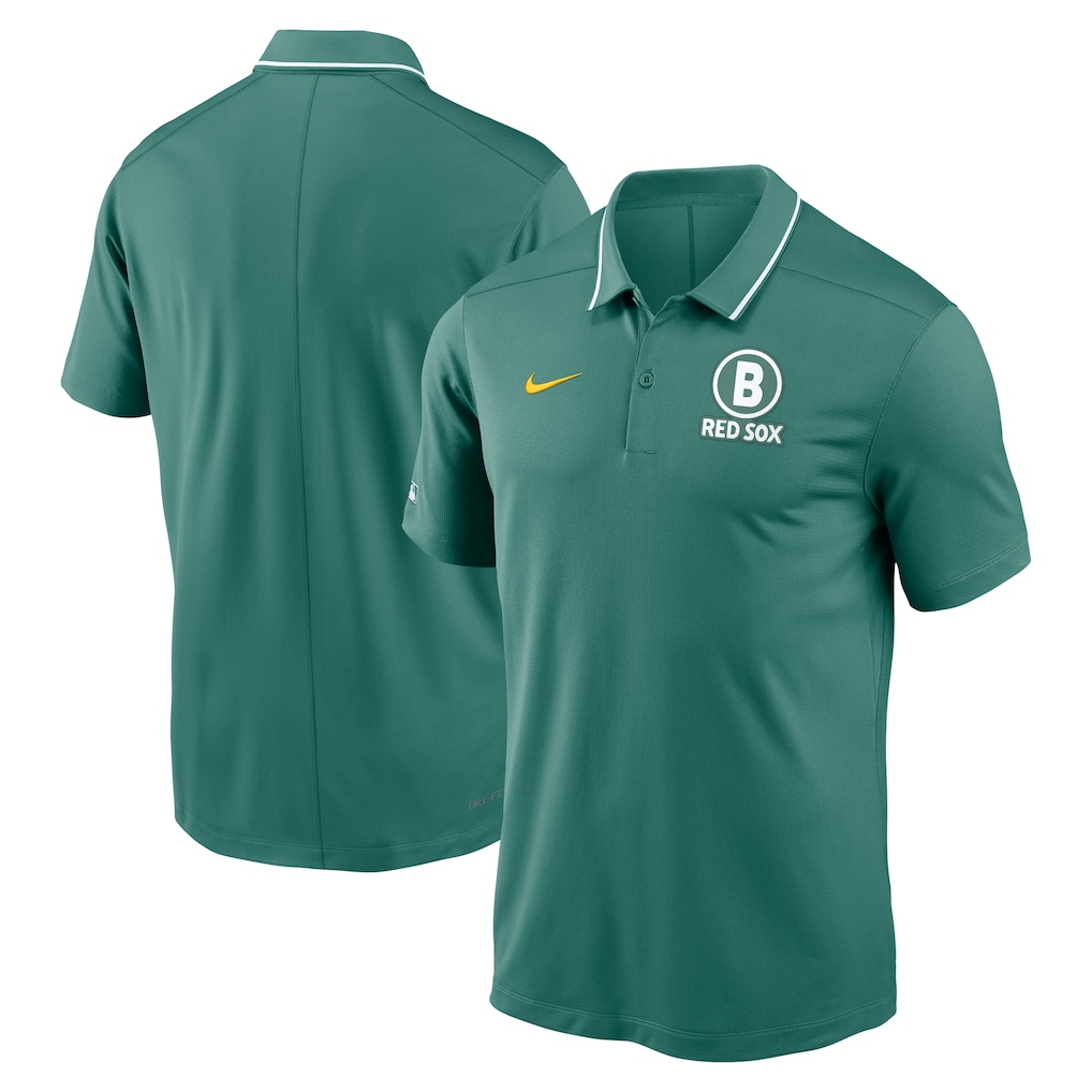 Boston Red Sox Collection Victory Performance Polo â€“ Green Best Gifts For Baseball Fans