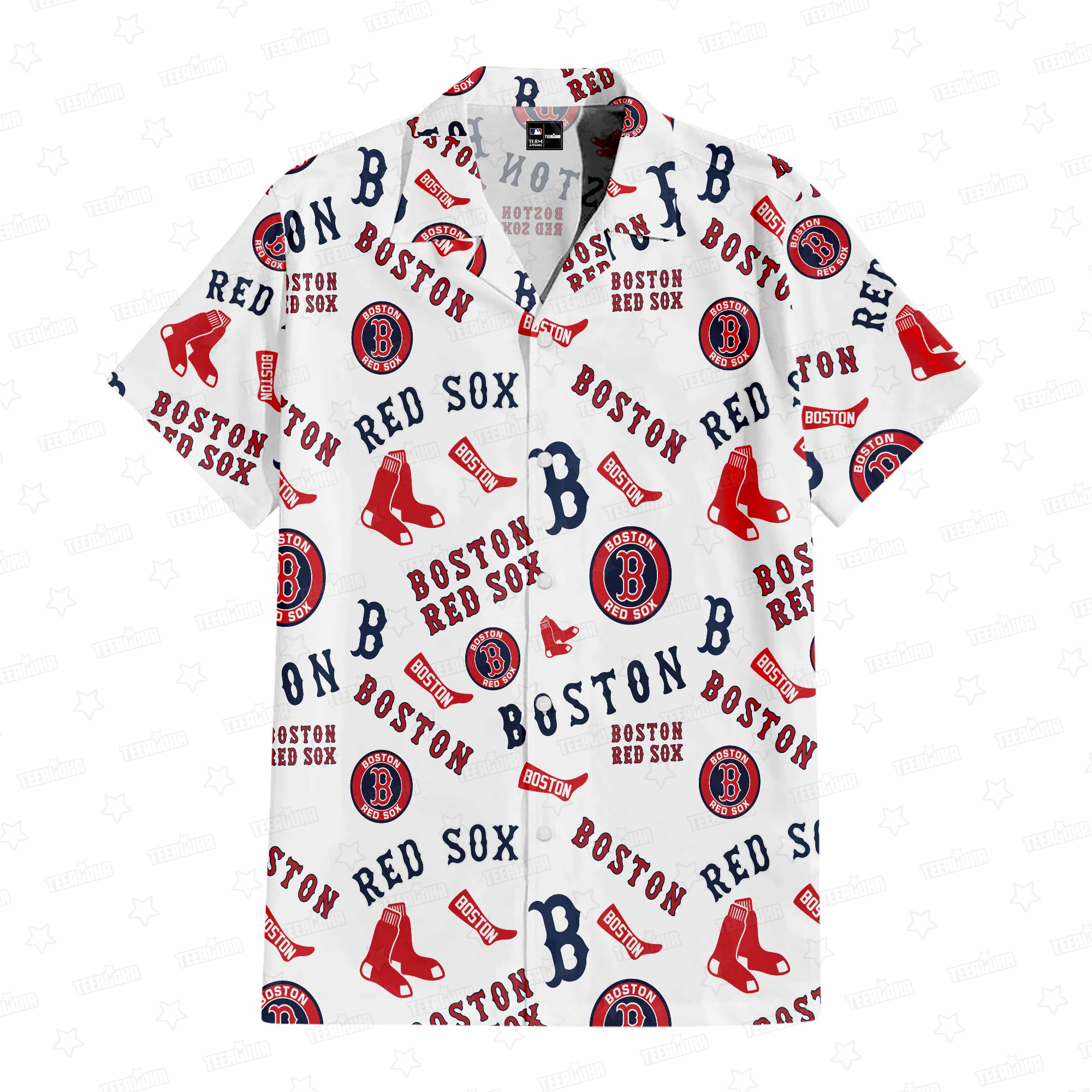 Boston Red Sox Emblem Odyssey Aloha Hawaiian Shirt for Men And Women Gift For Sport Music Fans