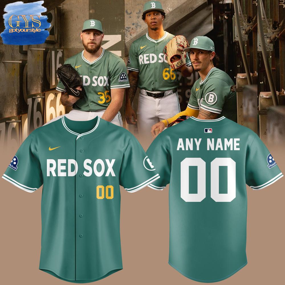 Boston Red Sox Fenway Greens City Connect Uniform Baseball Jersey