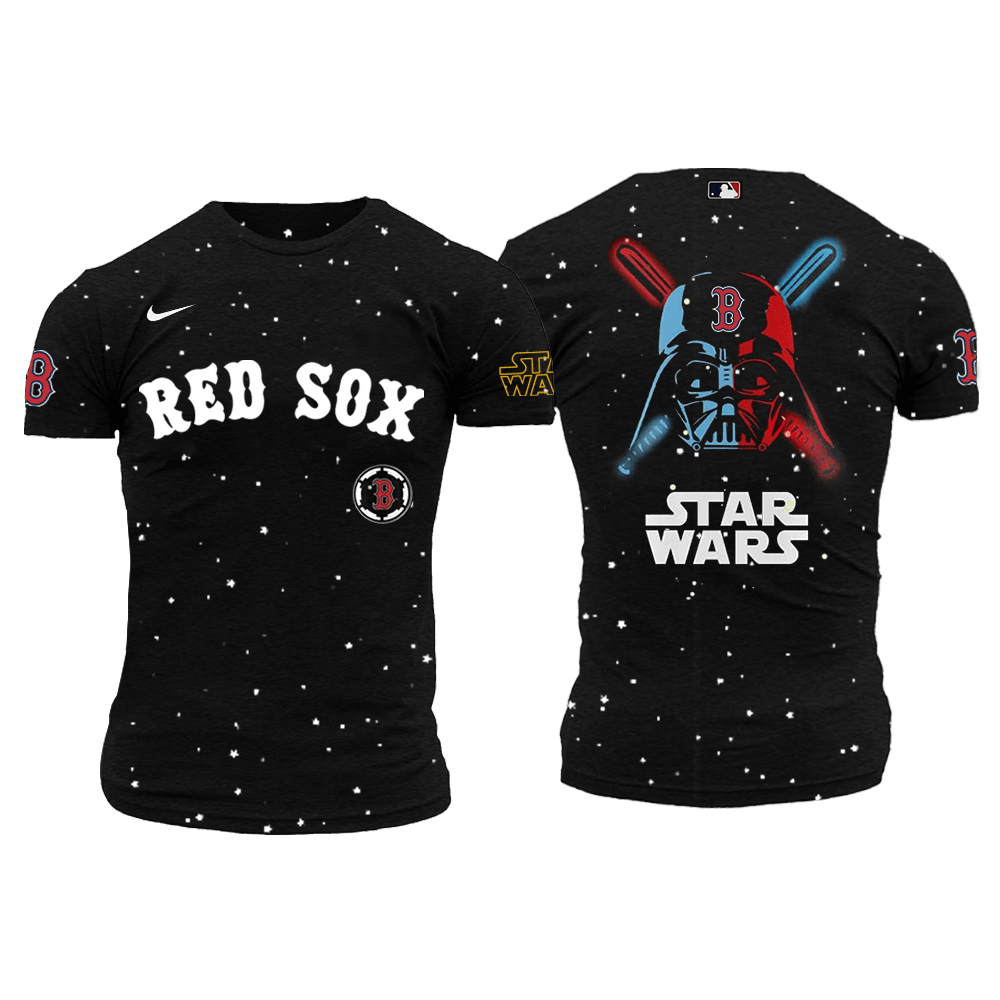 Boston Red Sox MLB x Star Wars 2025 Shirt Boston Red Sox Merch Dad Gifts For Father's Day 2025