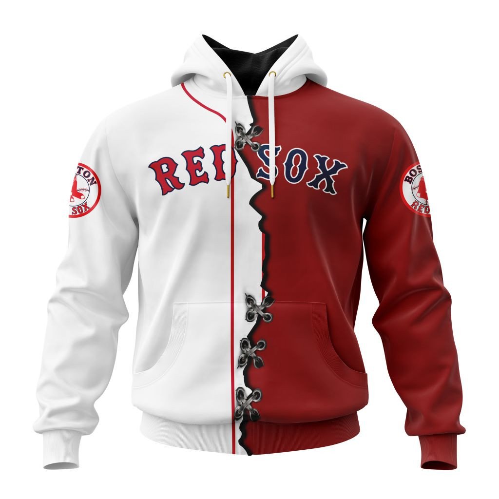 Boston Red Sox Personalized Mix Jersey Design Hoodie Gift For Sport Music Fans