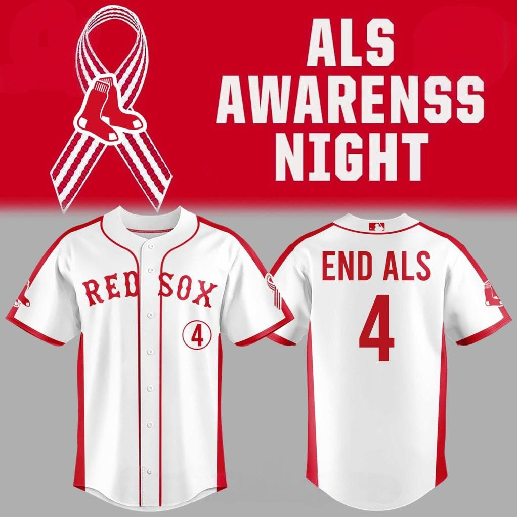 Boston Red Sox x ALS Awareness Night 2025 Baseball Jersey Best Gifts For Baseball Fans
