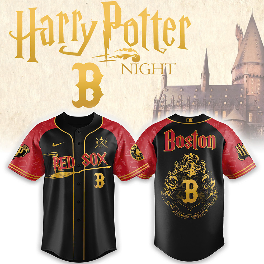 Boston Red Sox x Harry Potter Night Heritage Jersey Unique Gifts For Baseball Fans