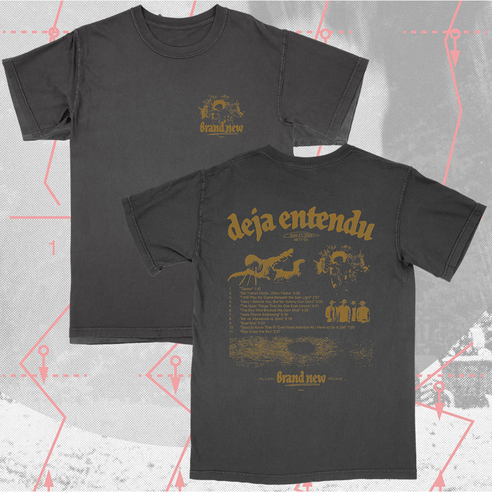 Brand New Band Merch T-Shirt Deja Tracklist Bouquet Tee Gifts For Fan