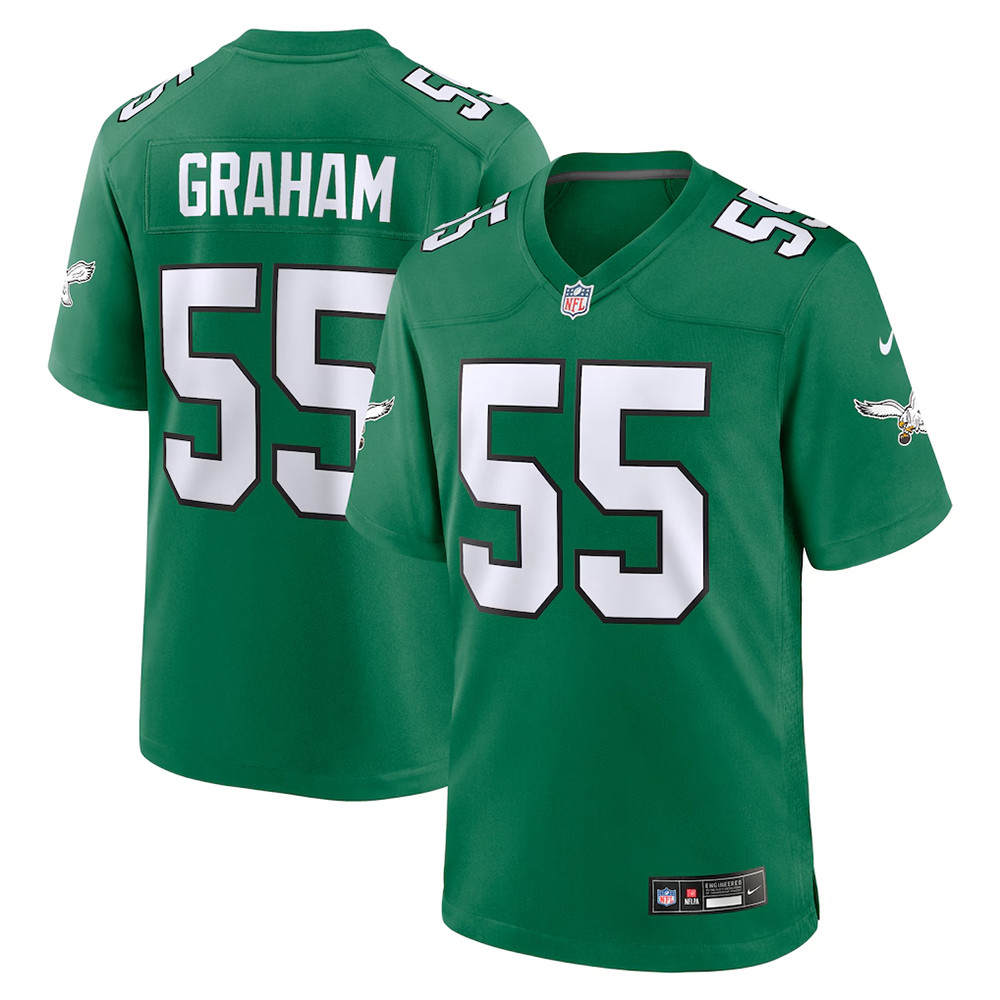 Brandon Graham Kelly Green Philadelphia Eagles Jersey Best Gifts For Football Fans