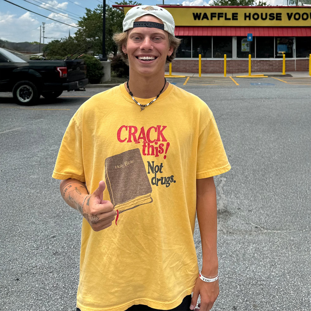 Bryce Crawford Merch Crack This Not Drugs T-Shirt Good Father's Day Presents
