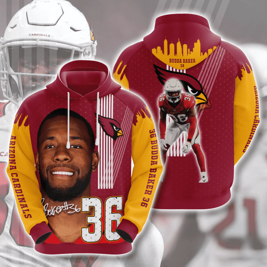 Budda Baker Arizona Cardinals Hoodie  Zip Hoodie