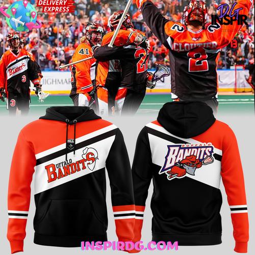 Buffalo Bandits 2025 NLL Cup New Limited Edition Hoodie Premium Merchandises