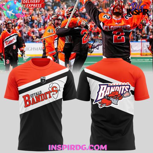 Buffalo Bandits 2025 NLL Cup New T-Shirt