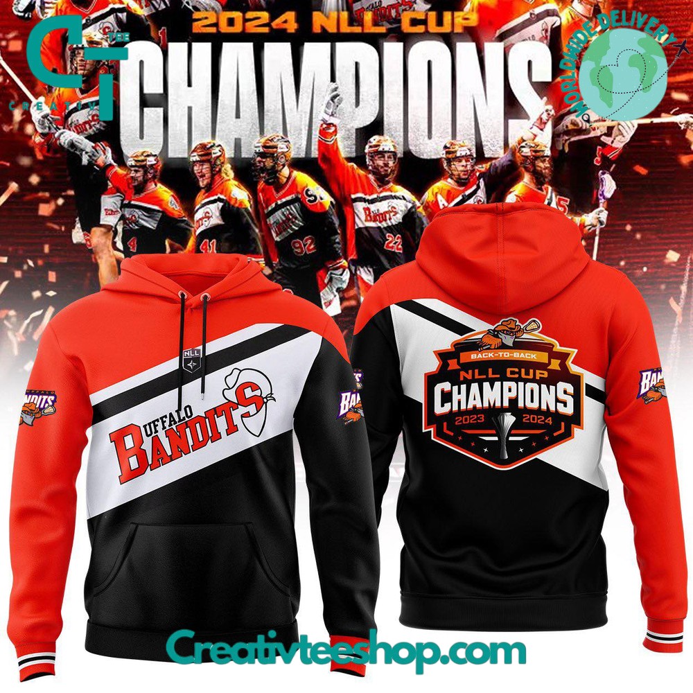 Buffalo Bandits NLL Champions Hoodie