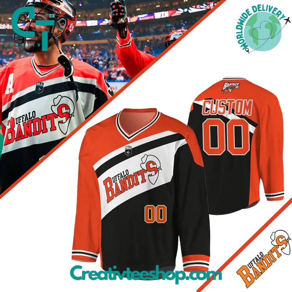 Buffalo Bandits NLL Cup 2025 Personalized Hockey Jersey