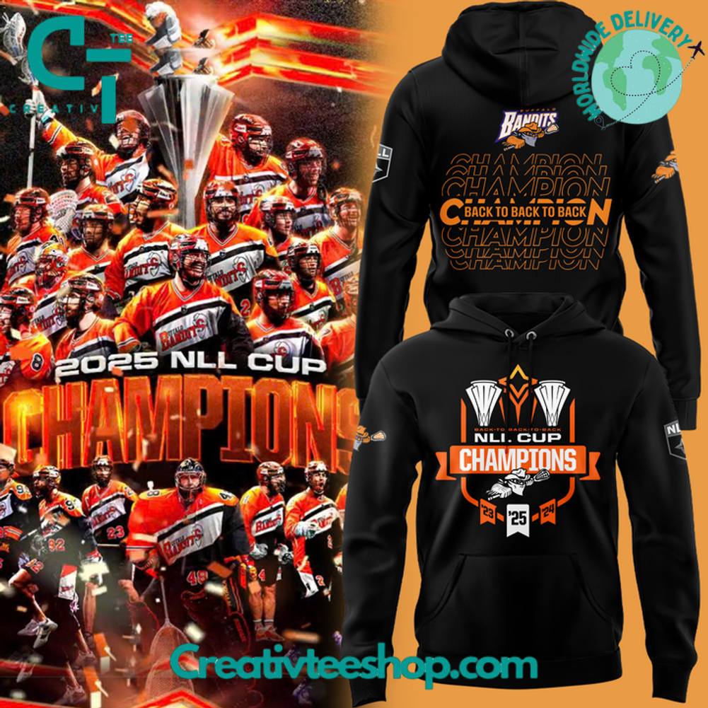 Buffalo Bandits NLL Cup Champions 2025 Special Hoodie