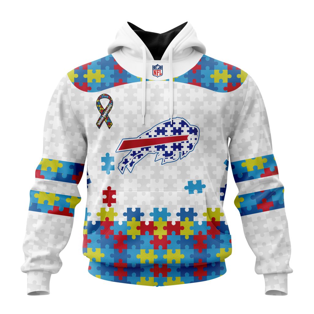 Buffalo Bills Autism NFL Football Team Hoodie