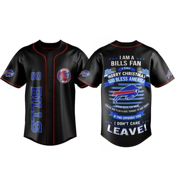 Buffalo Bills Baseball Jersey For Fans